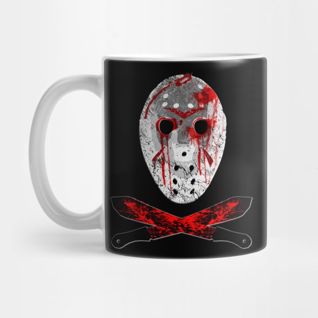 Bloody Mask and Machete by Scar